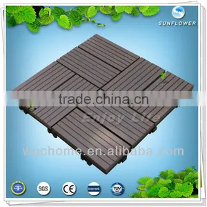 Deqing Anti-skid Wpc DIY Decking Tile thumbnail-1