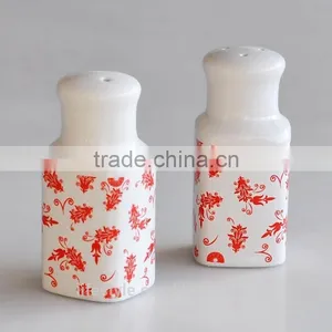 Ceramic Salt and Pepper Set,porcelain Cruet Set,porcelain Shaker Set thumbnail-1