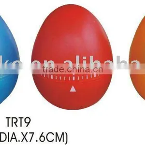 Colorful Egg Shape Plastic Countdown Kitchen Timer/mechanical Timer thumbnail-1