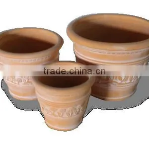 Mekong Delta Terracotta Flower Pots Made From Clay in Tuscan Pots Series thumbnail-1