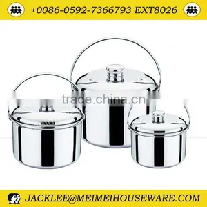 6Pcs S/s Handle & Stainless Steel Cookware Set thumbnail-1