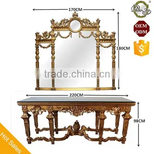 Hot Sales Hand-made Hallway Console Table And Framed Mirror thumbnail-1
