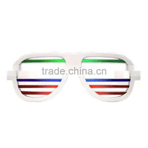 LED Flashing Glasses Christmas Holiday Gifts Voice Control Glasses Party Props thumbnail-1
