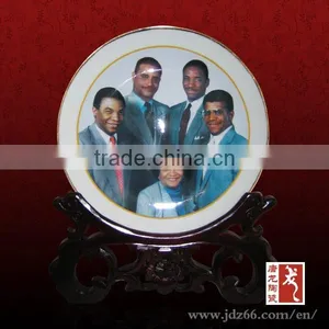 New Year Gift High Quality Hand Painting French Ceramic Plates for Home Souvenir thumbnail-1