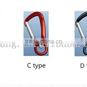 4 Different Types Ring of Colourful High Breaking Forece Carabiner for Dog Leash thumbnail-3