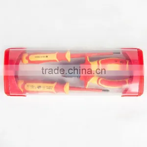 3pcs/set VDE Pliers Set Insulation Combination Plier Screwdriver Set High Pressure Resistance thumbnail-3
