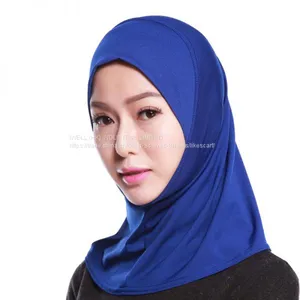 Soft Spring Autumn Plain Color Muslim Hijab Scarf Supplier thumbnail-1
