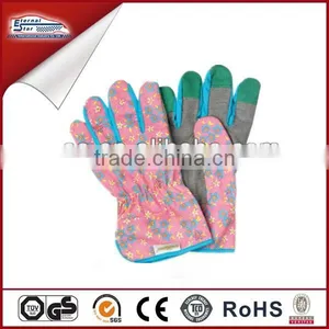 Flower Pattern Cotton Glove thumbnail-1