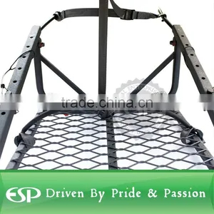Steel Climbing Hunting Tree Stand With Safety Vest Harness, 250lb Capacity thumbnail-2