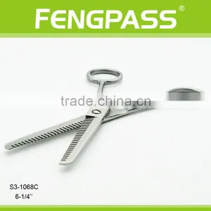 S3-1068C 6-1/4" Inch 2CR13 Stainless Steel Blade With Stainless Steel Plastic Barber Use Thinning Tool Hair Scissors thumbnail-4