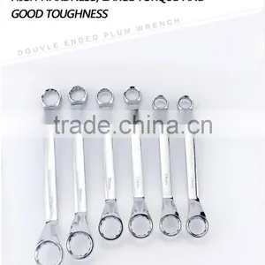 QJ-T03 Quality Offset Double Open Ring Spanner thumbnail-1