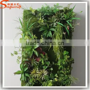 Latest Design Popular Modular Green Wall Vertical Garden Plastic Vertical Green Wall for Hotel or Home Decoration thumbnail-4