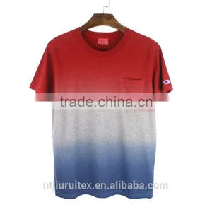 Men Dip Dye t Shirts , Design Tie Dye t -shirt,summer-T-shirt,grey Melange T-shirt thumbnail-1