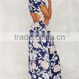 2017 Fashion Latest Designer One Piece Long Styles Maxi Dress thumbnail-3