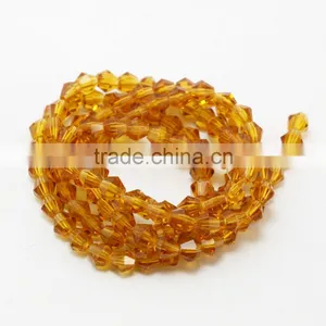 Charm Glass Beads Loose Spacer Beads 4mm Bicone Crystal Beads for DIY Jewelry thumbnail-4