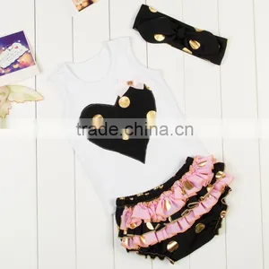 Wholesale Baby Clothing Set , Gold Baby Cotton Outift, New Style Clothes in Stock thumbnail-5