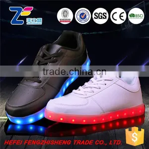 HFR-JS14 2015 Wholesale Cheap Rubber Platform Customized Bright Light Shoes thumbnail-1