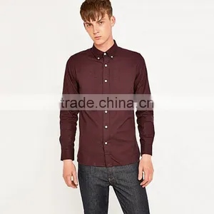 2016 Latest Shirt Designs for Men Slim Fit100 Polyester Mens Dress Shirts thumbnail-6