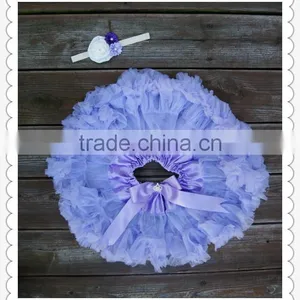 Lilla Chiffon Pettiskirt Baby Clothes Baby Pettiskirt Bulk Sale Girl Super Fluffy Ruffle Pettiskirt thumbnail-1