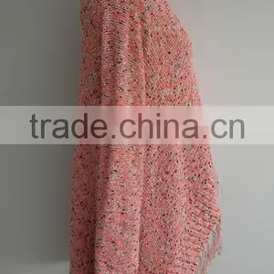 2014 Fashion Ladies Fancy Knitted Poncho Cardigan thumbnail-2