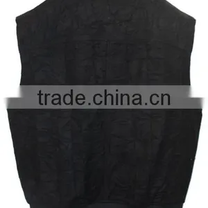 2014-2015 Men Leather Biker Vest Leather Vest Cooling thumbnail-4