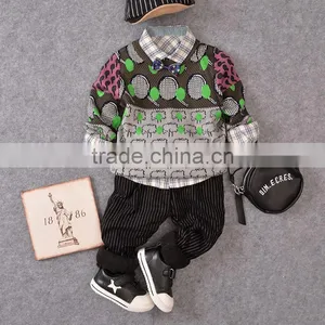 S15312A 2017 New Design Casual Long Sleeve Cute Boys Sweater thumbnail-2