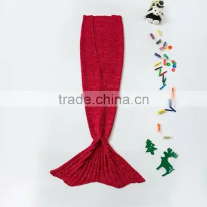 ShiJ 195*90cm 730g Crochet Mermaid Blanket thumbnail-3