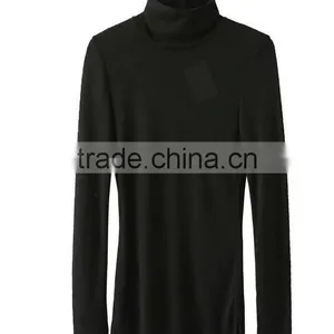 Runwaylover EY2372B 2017 Ladies Sexy Turtleneck Tight T-Shirts thumbnail-5