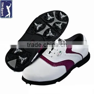 Fashion Design OEM PVC Sole Golf Shoes Ladies thumbnail-1