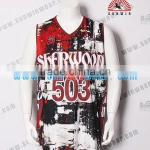 Fully Sublimation Professional Famous Basketbal Jerseys, Basketball Uniform thumbnail-1