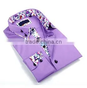 Double Collar Mens Cotton Shirts, Cotton Shirt for Men 2016 thumbnail-1