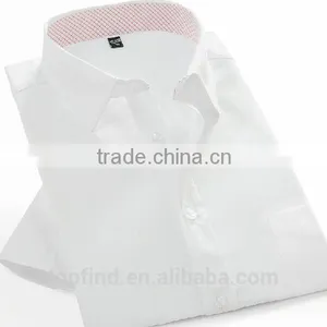 Slim White Light Color Cotton Men Shirts thumbnail-1