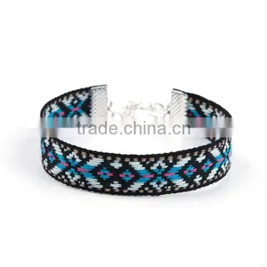 New Design Multicolor Cord Arrow Pattern Cotton Boho Chic Bracelets thumbnail-2