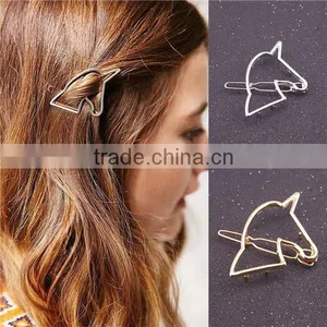 Hair Accessories Unicorn Silver Tone Hairpin For Lady thumbnail-3