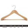 Deluxe Wooden Coat Hanger thumbnail-1