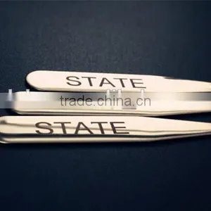 Customize Metal Stainless Steel Collar Stays w Logo Assorted Sizes 2017 thumbnail-2