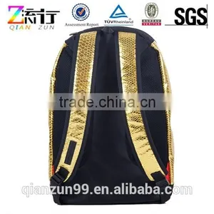 Fashionable The Cut & Sew Gold Snake Backpack/Snake Skin Backpack Bags thumbnail-2