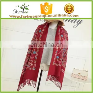 Custom Head Scarf, Embroidery Muslim Scarf thumbnail-4