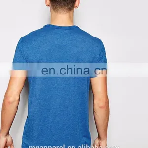China Clothing Manufacturer Custom Mens T-shirt Promotional Cotton T-shirt With Pocket thumbnail-3