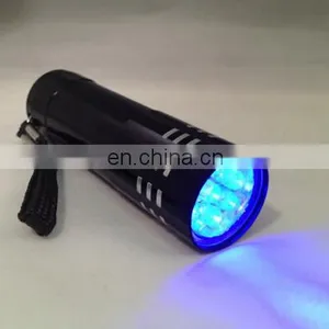 Aluminum Alloy Material 9UV Led Flashlight 395nm UV Led Torch thumbnail-2