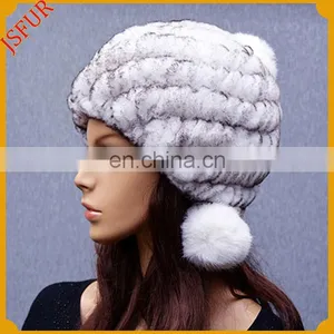 Winter Hat With Rabbit Fur Women Russian Fur Hat thumbnail-3