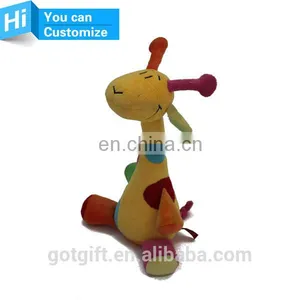 Professional Custom Soft Animal Giraffe Christmas Plush Toy thumbnail-5
