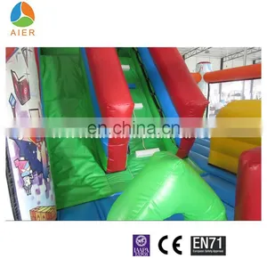 2016 Giant Mario Bouncy Park Inflatable Fun City for Big Inflatable Kids Playground thumbnail-6