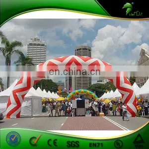 Hot Sale Colorful Digital Printing Round Shape Inflatable Arch / China Customized Advertising Inflatable Promotion Archway thumbnail-1