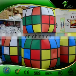 Advertising Vinyl Inflatable Rubik's Cube Helium Cube Beach Ball thumbnail-3