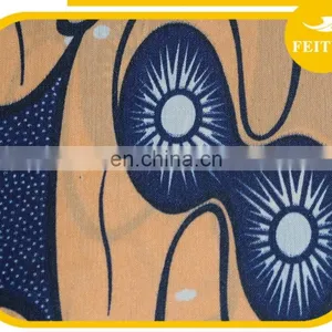 Hot Sale Peach Skin African Print Garment Fabric Newest Super Imitation Wax Printed Fabrics thumbnail-4