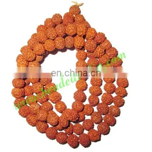 Rudraksha Beads String (mala) 5 Mukhi (five Face), Size: 7mm thumbnail-1