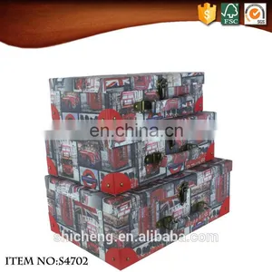 Charming Landscape Pattern Retro Style Suitcase Box thumbnail-2
