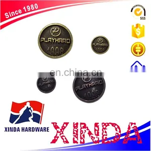 20mm Zinc Alloy Button, Metal Buttons for Customized Design thumbnail-3