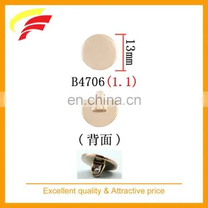 Zinc Alloy Sewing Button , Small Metal Shank Button for Shirt thumbnail-1
